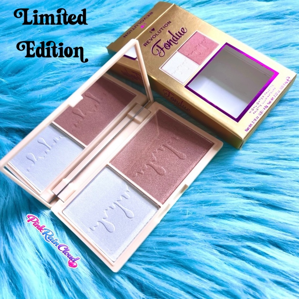 Heart Revolution Limited Fondue Highlighter Palette Chocolate Bar Pink & Ice - Picture 7 of 7